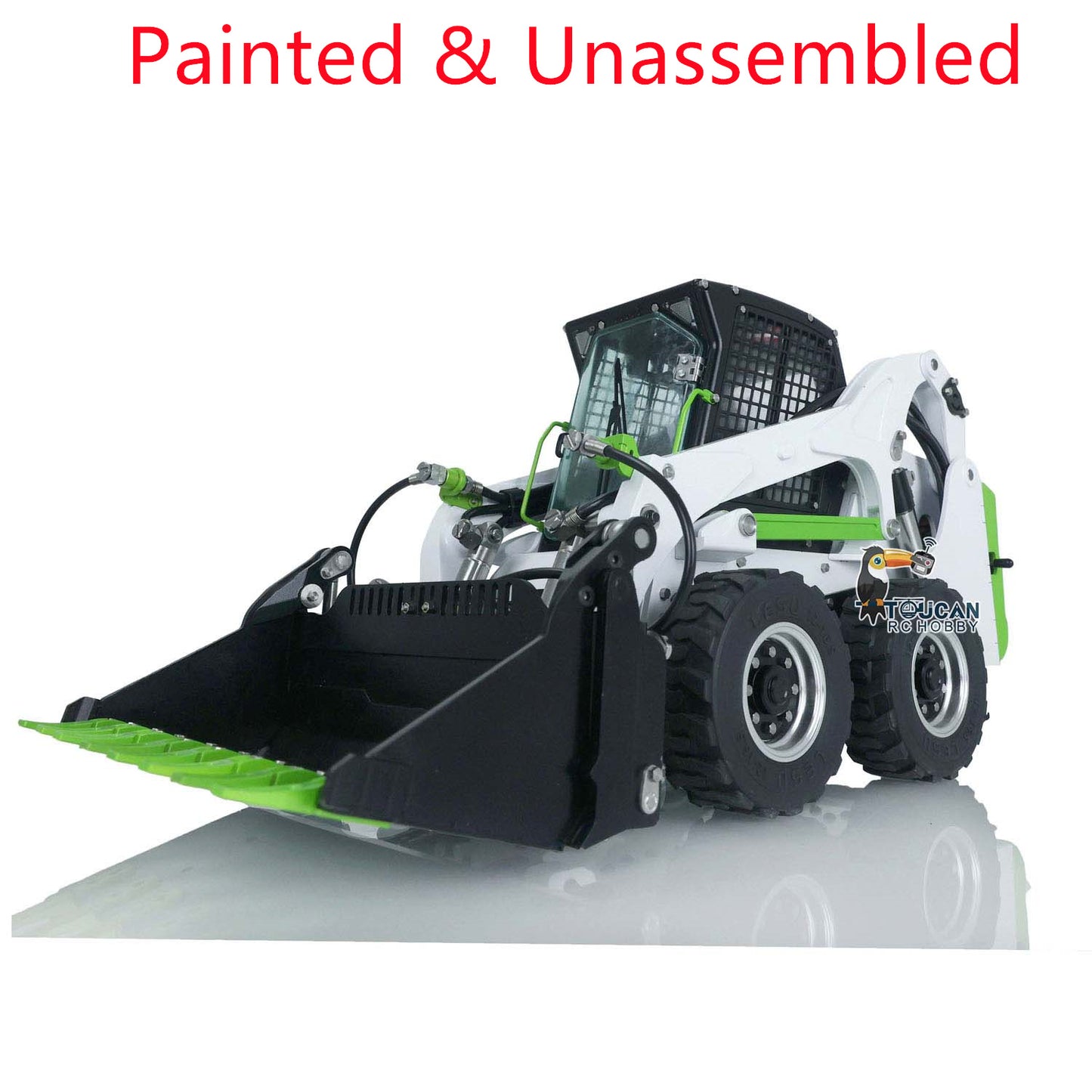 LESU 1/14 RC Metal Hydraulic Aoue LT5H Painted Unassembled Wheeled Skid Steer Loader A0008