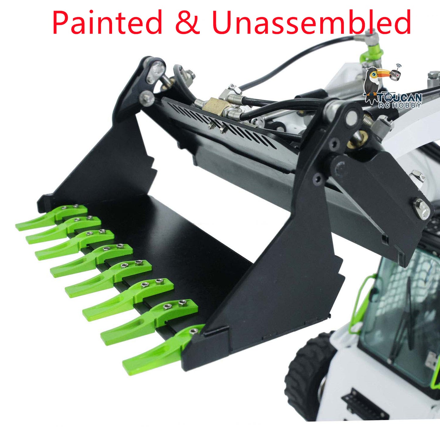 LESU 1/14 RC Metal Hydraulic Aoue LT5H Painted Unassembled Wheeled Skid Steer Loader A0008