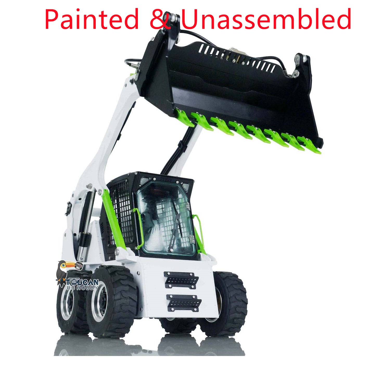 LESU 1/14 RC Metal Hydraulic Aoue LT5H Painted Unassembled Wheeled Skid Steer Loader A0008