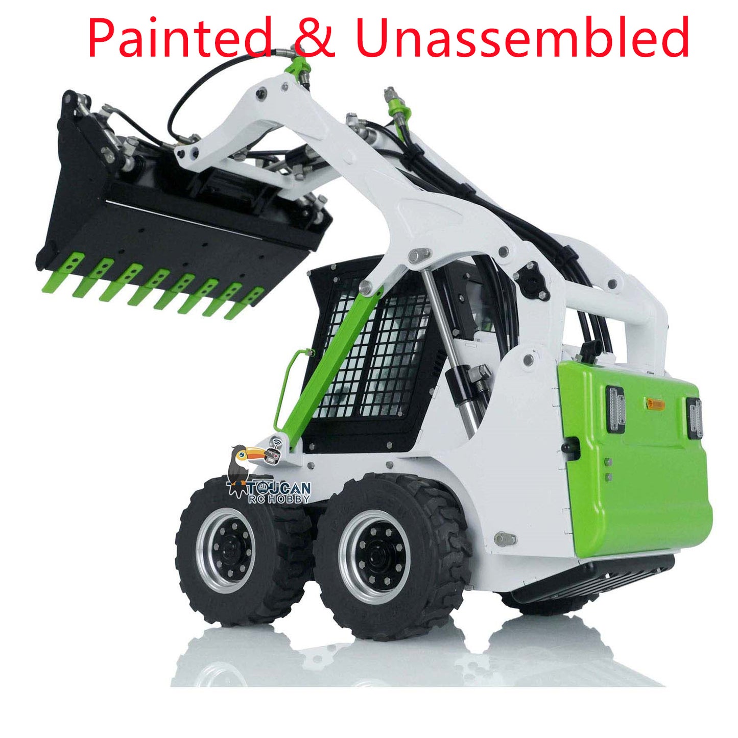 LESU 1/14 RC Metal Hydraulic Aoue LT5H Painted Unassembled Wheeled Skid Steer Loader A0008