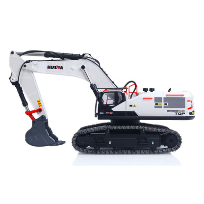 US STOCK 1/14 HUINA RC Metal Excavator Model Toys 1594 Radio Control Digger Light Sound Battery