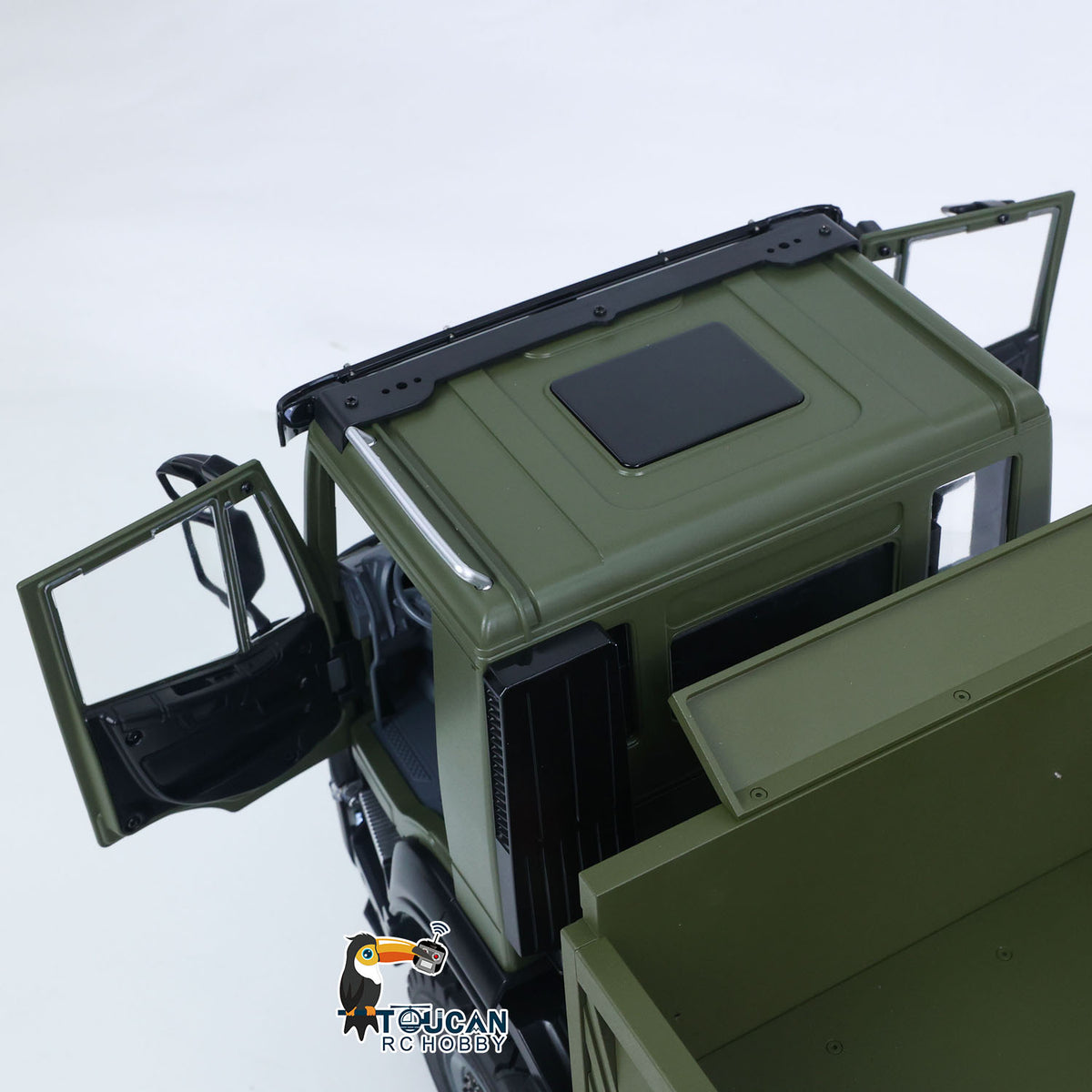 MD 1/14 6*6 Metal Radio Control Hydraulic Dump Truck 2-Speed Gearbox RC Tipper Model Differential Locks Radio Light Sound System