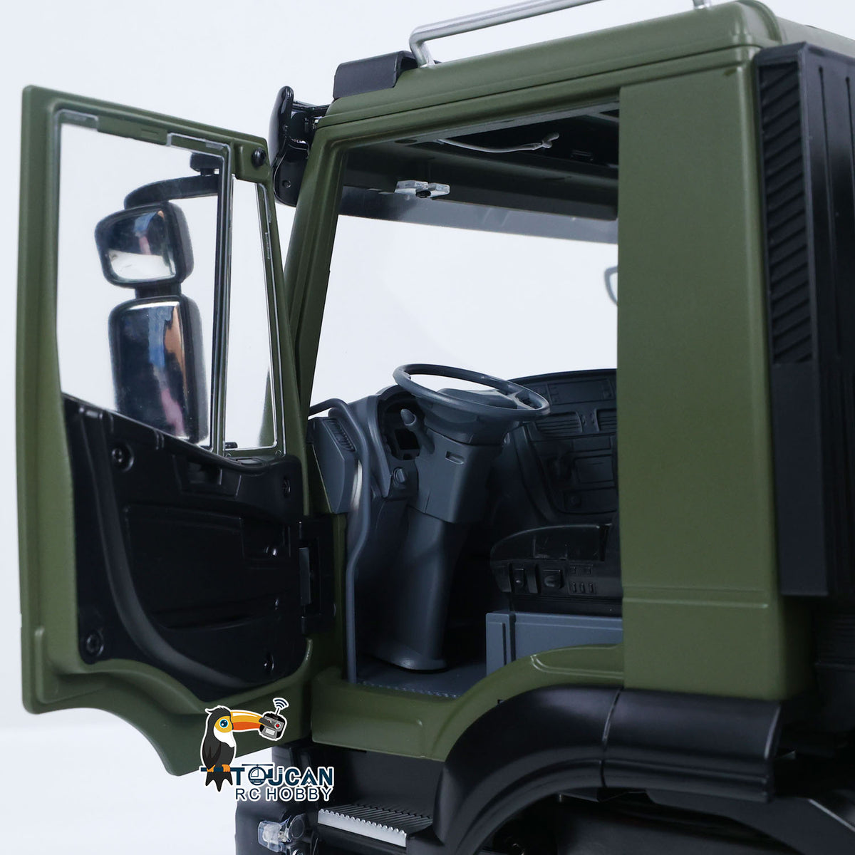 MD 1/14 6*6 Metal Radio Control Hydraulic Dump Truck 2-Speed Gearbox RC Tipper Model Differential Locks Radio Light Sound System