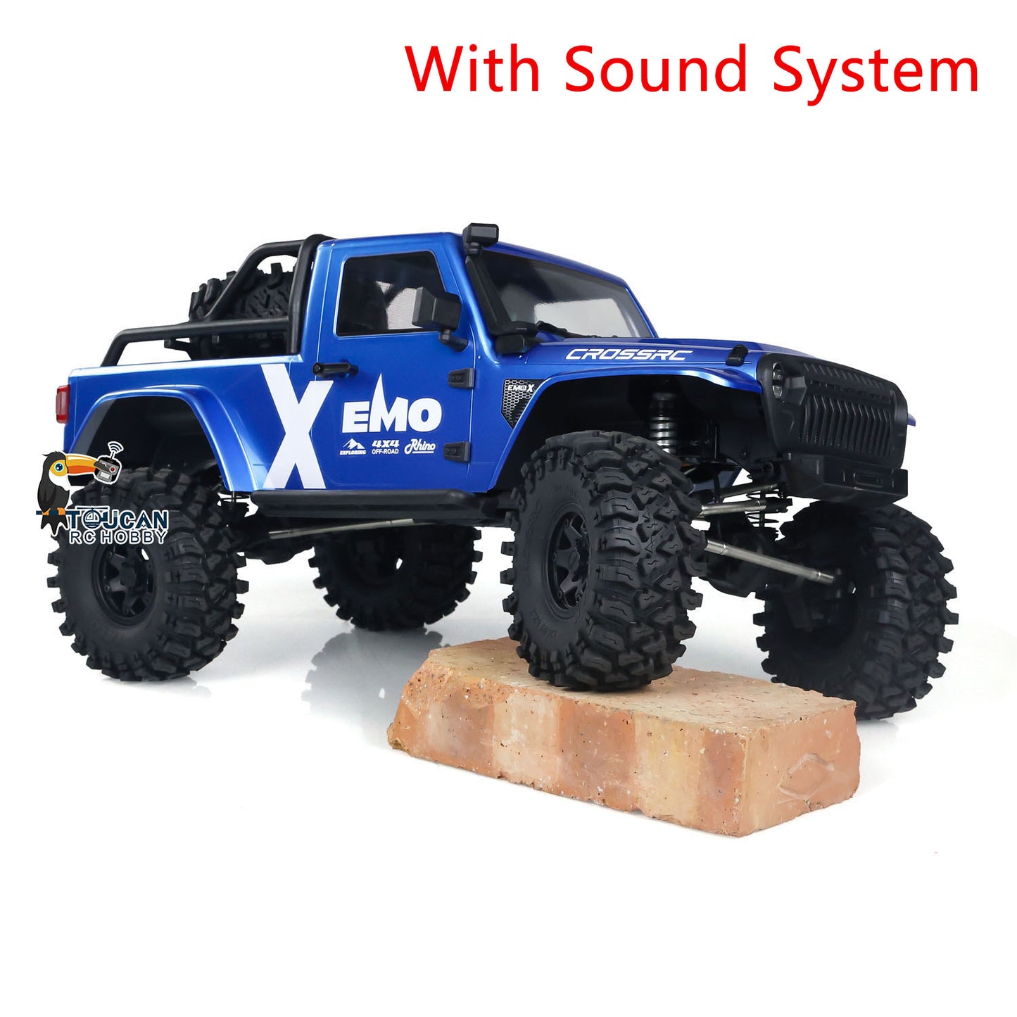 1/8 CROSS RC EMOX Off-road Vehicle Light Sounds Radio Control Crawler 4WD 2Speed