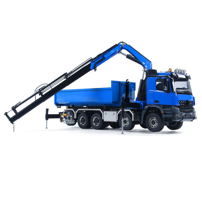 1/14 10x10 RC Hydraulic Full Dump Crane Truck U-shaped Bucket