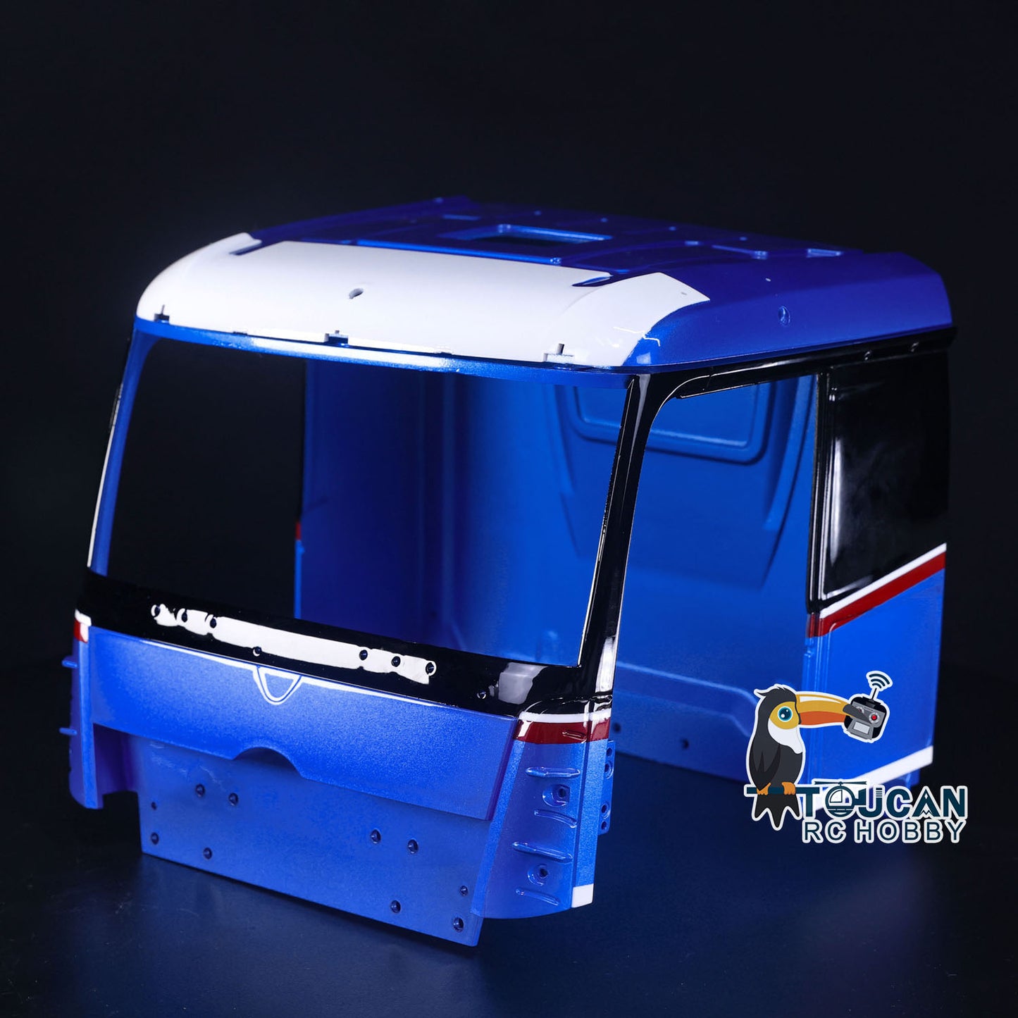 Plastic Cabin Body Shell Set for 1/14 RC Tractor Truck