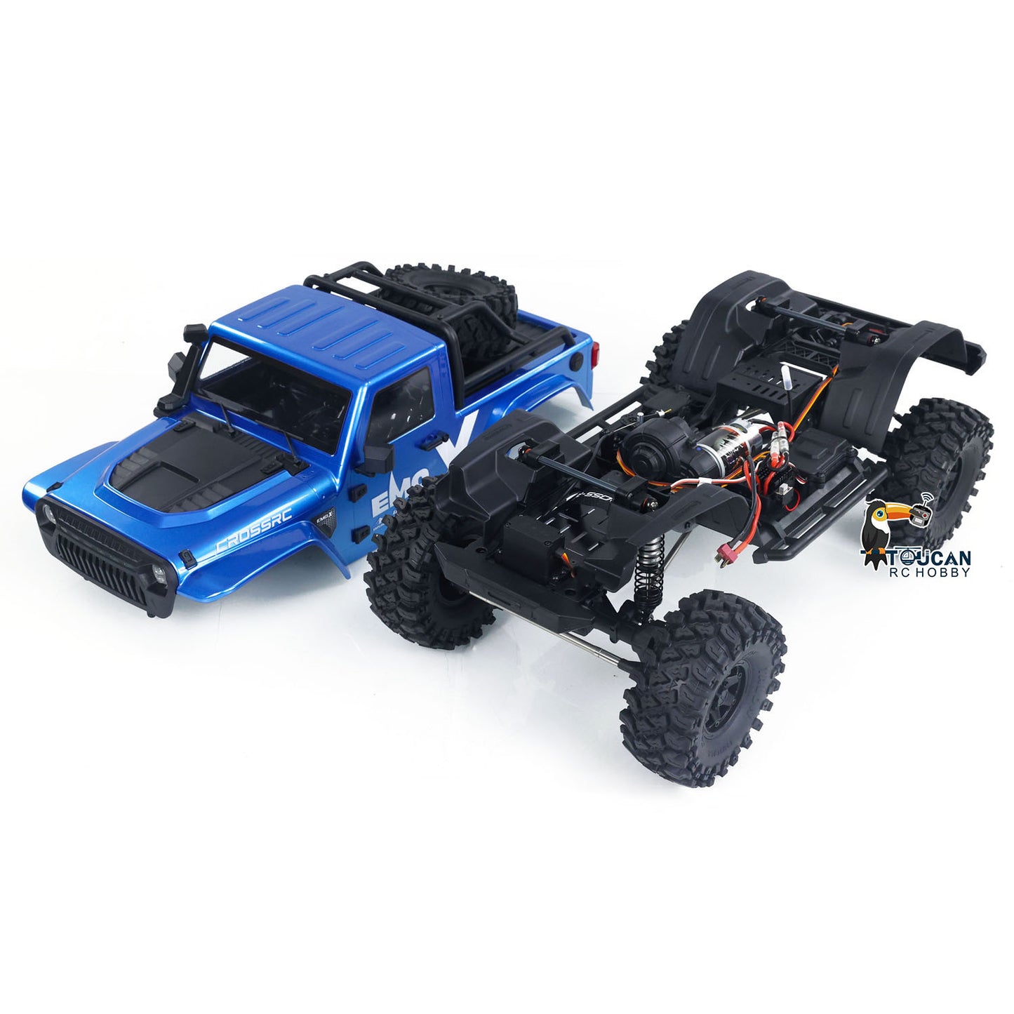 US STOCK 1/8 CROSSRC EMOX Remote Control Off-road Vehicles RC Crawler Car 4WD RTR Model