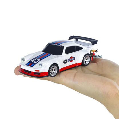 Fast Shipping  High Speed 2.4G Mini RC Drift Car 1/43 Racing Vehicles 4WD Ready to Go Mini Car Toy Model Radio Battery Lights
