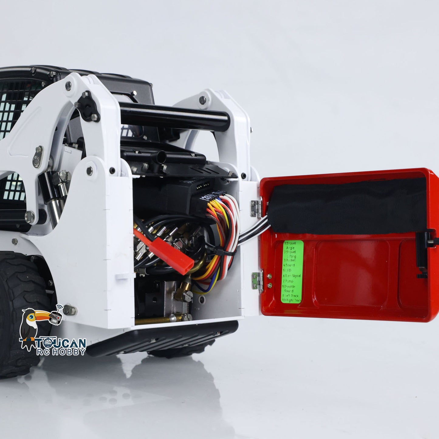 LESU 1/14 RC Metall Hydraulische Aoue LT5H Lackiert Montiert PNP Rädern Kompaktlader A0008