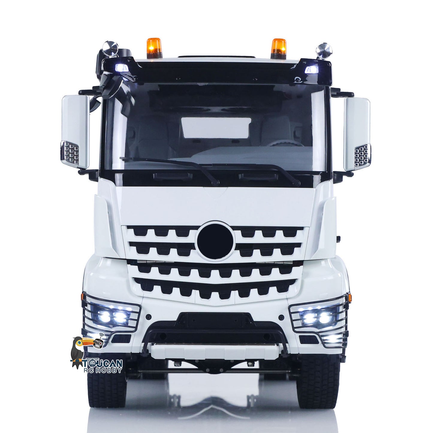 US STOCK RTR 1/14 RC Tractor Truck Radio Battery Metal NO Lock Differential Axles 2Speed Gearbox 6*6 Lorry Car Model for TAMIYA Trailer