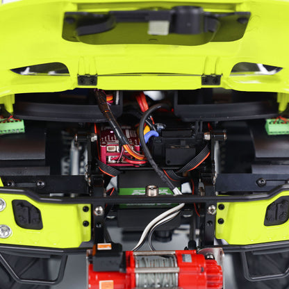 Fast Shipping UNI U423 1/10 RC Rock Crawler Car RTR 4X4 4WD Remote Control Off-road Vehicles Metal Axles Bucket Light Sound DDF350 Radio Battery