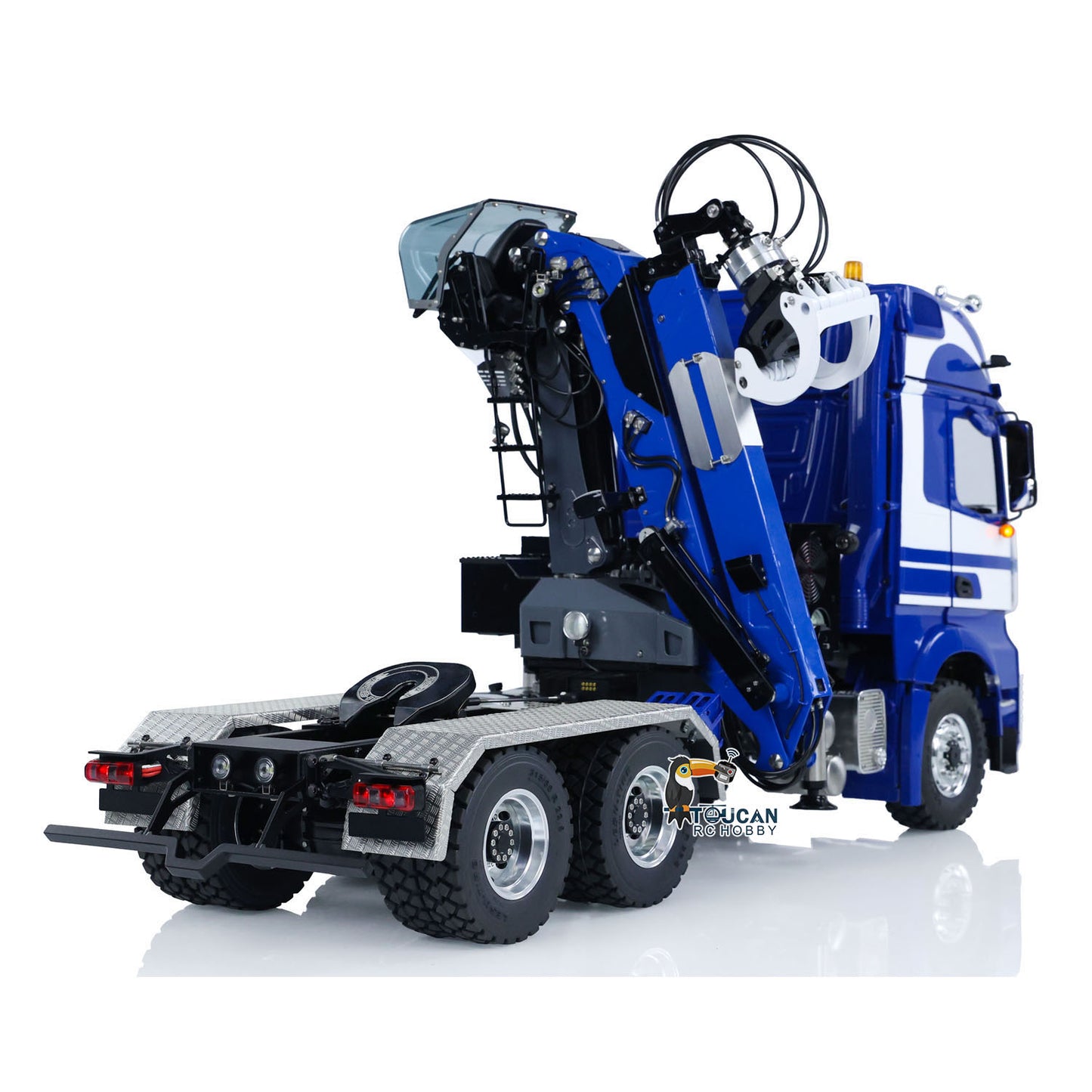 Unitru 03 RTR 3363 1/14 Radio Controlled Tractor Truck Metal Chassis Hydraulic Timber Crane 6X6 RC Lorry Car Smoke PL18EV