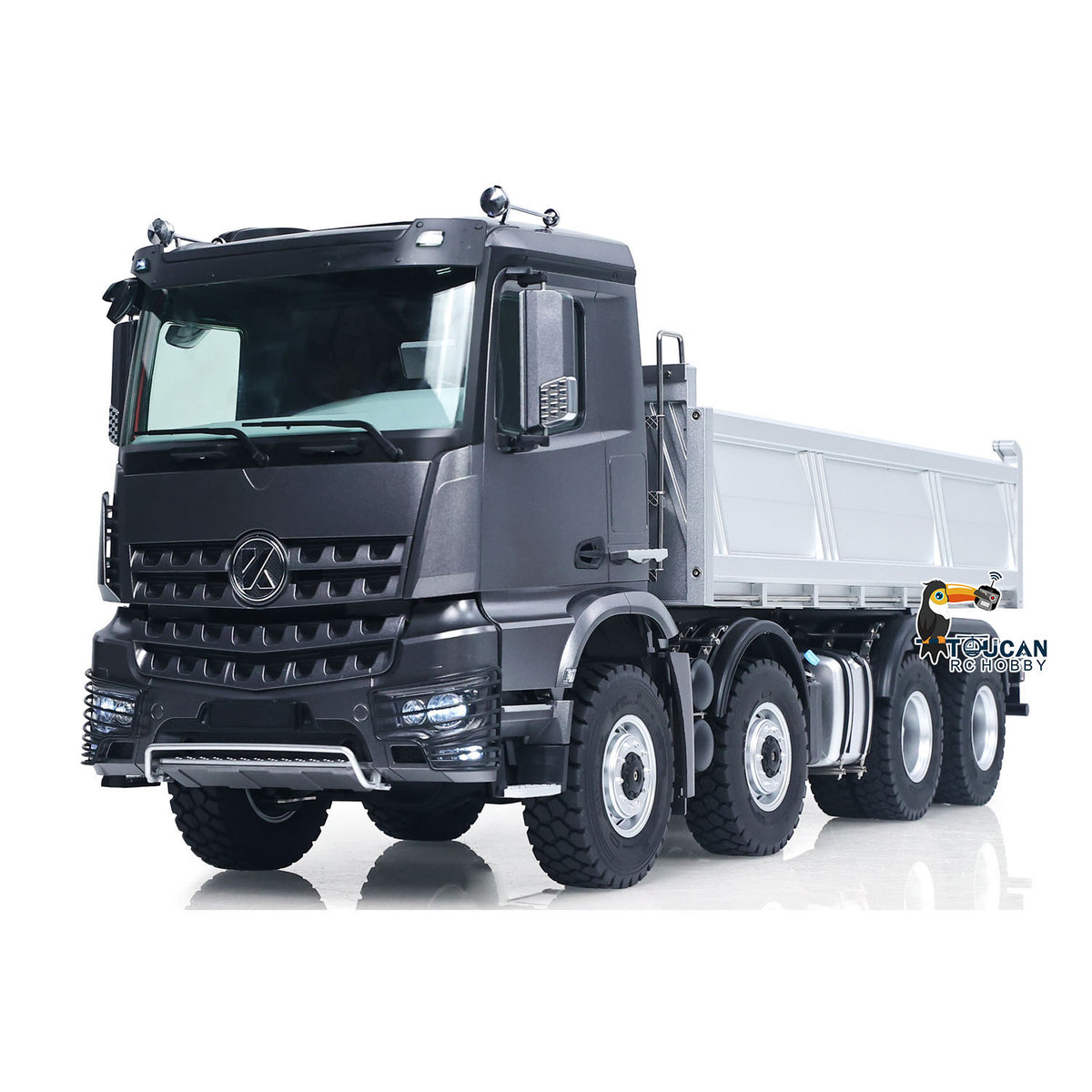 Fast Shipping RTR Kabolite 8X8 1/14 RC Dump Truck K5703 Electric Lifting Remote Control Tipper Model 2Speed Gearbox Lights Sound System