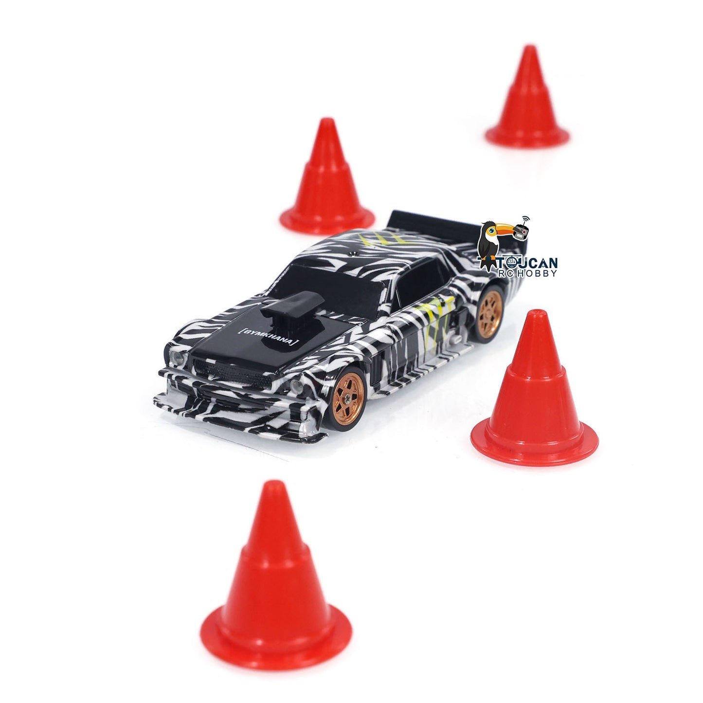 Fast Shipping 1/43 Scale RC Drift Race Car Gyro 4WD Ready to Go Mini Car Toy High Speed Model