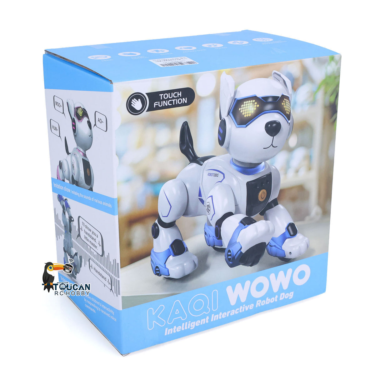 JJRC Interactive RC Robot Dog R27 with Voice Commands Remote Control Gesture Sensor Touch Function Multiple Actions Music Dance