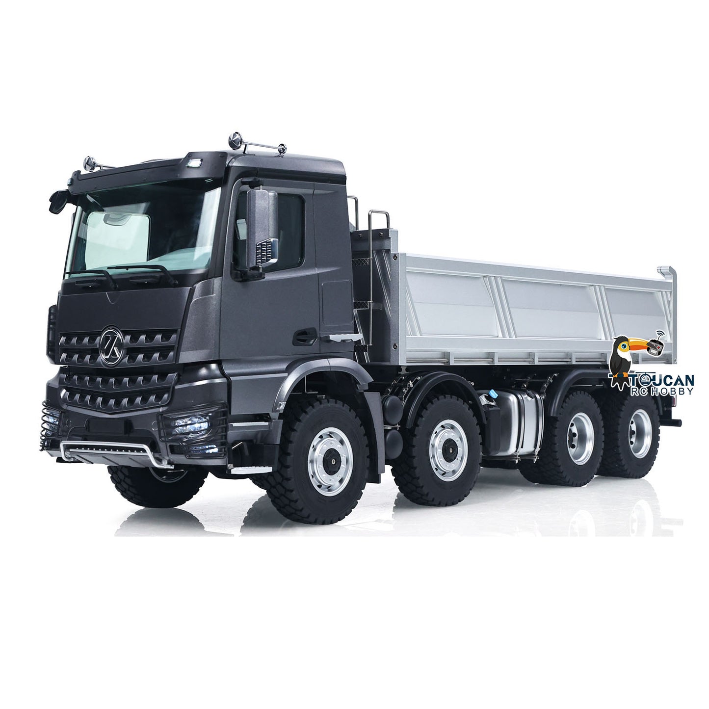 Fast Shipping RTR Kabolite 8X8 1/14 RC Dump Truck K5703 Electric Lifting Remote Control Tipper Model 2Speed Gearbox Lights Sound System