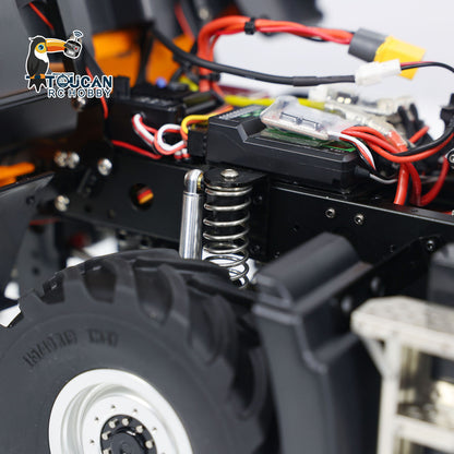 UNI U423 1/10 RC Rock Crawler Car 4X4 4WD Remote Control Off-road Vehicles Metal Axles Bucket Winch Lights Sound DDF350 Radio