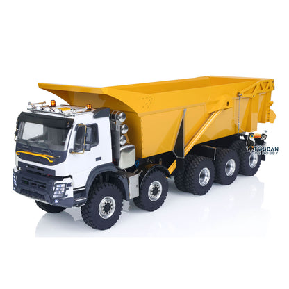 JDM 219 3Speed RTR 1/14 RC Hydraulic Dumper Metal Truck 10X10