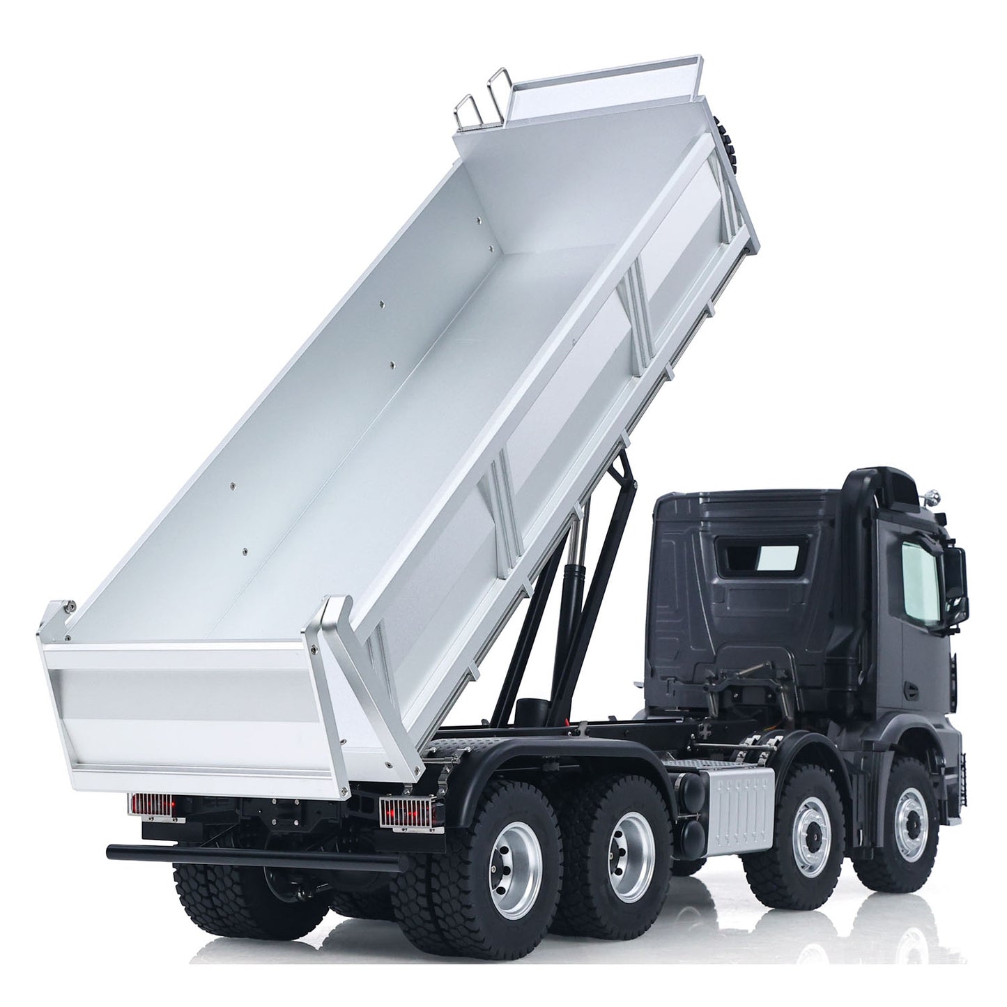 US Stock RTR Kabolite 8X8 1/14 RC Dump Truck K5703 Electric Lifting Remote Control Tipper Model 2Speed Gearbox Lights Sound System