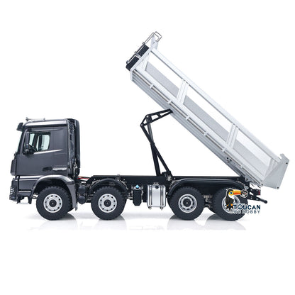 Fast Shipping RTR Kabolite 8X8 1/14 RC Dump Truck K5703 Electric Lifting Remote Control Tipper Model 2Speed Gearbox Lights Sound System