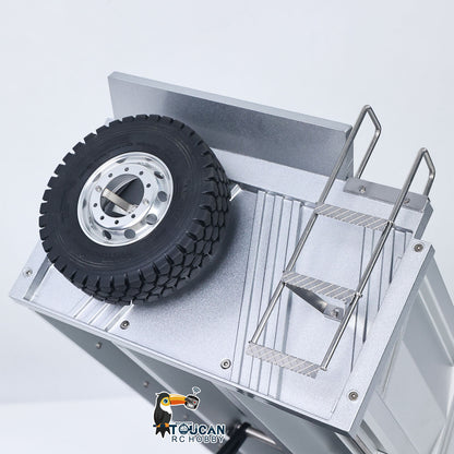 Fast Shipping RTR Kabolite 8X8 1/14 RC Dump Truck K5703 Electric Lifting Remote Control Tipper Model 2Speed Gearbox Lights Sound System