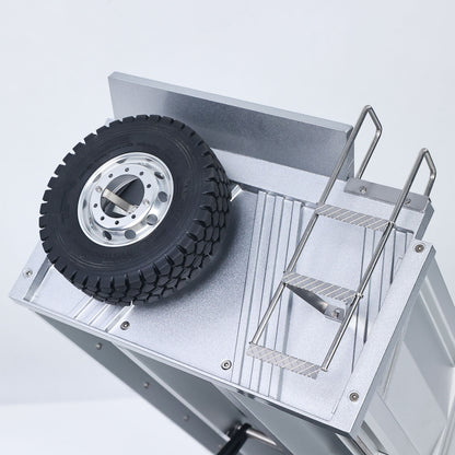 US Stock RTR Kabolite 8X8 1/14 RC Dump Truck K5703 Electric Lifting Remote Control Tipper Model 2Speed Gearbox Lights Sound System