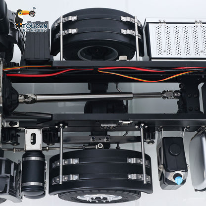 Fast Shipping RTR Kabolite 8X8 1/14 RC Dump Truck K5703 Electric Lifting Remote Control Tipper Model 2Speed Gearbox Lights Sound System