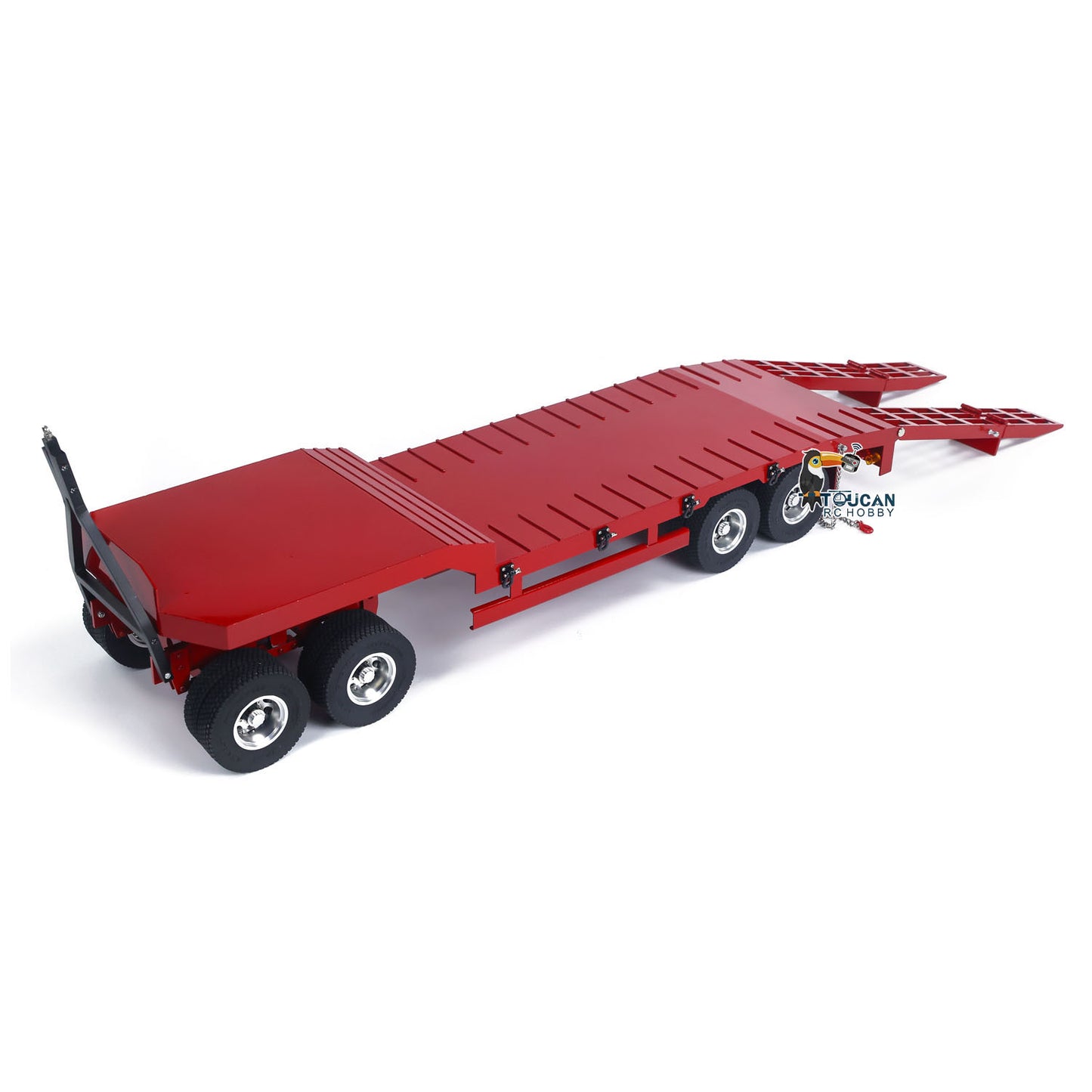 Metal 4-axle Full Trailer for 1/14 RC Tractor Truck