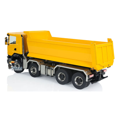Metal 1/14 Remote Control Hydraulic Dump Truck 8x8 Full Tipper Car Differential