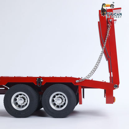 Metal 4-axle Full Trailer for 1/14 RC Tractor Truck