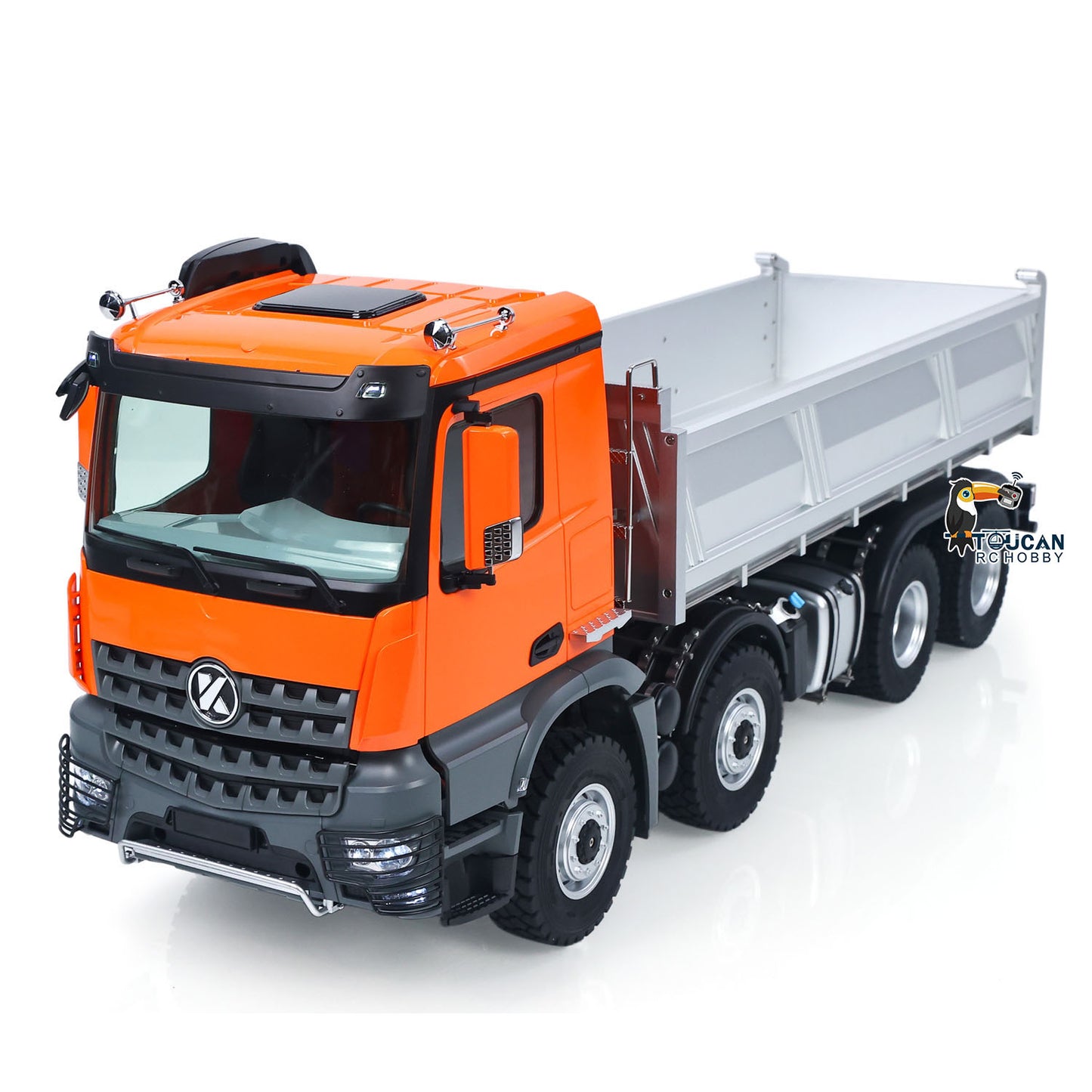 Fast Shipping Kabolite 1/14 Electric RC Dump Truck K5703 8X8 Remote Control Tipper Model 2Speed Transmission Lights Sounds Battery Charger