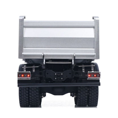 US Stock Kabolite 1/14 Electric RC Dump Truck K5703 8X8 Remote Control Tipper Model 2Speed Transmission Lights Sounds Battery Charger