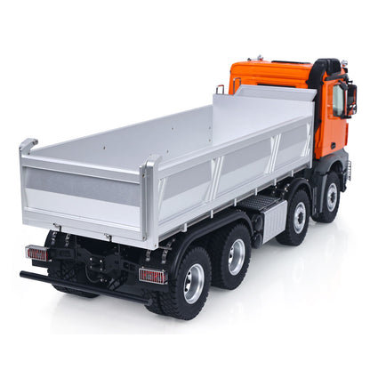 US Stock Kabolite 1/14 Electric RC Dump Truck K5703 8X8 Remote Control Tipper Model 2Speed Transmission Lights Sounds Battery Charger