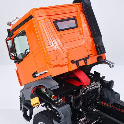 Kabolite 1/14 Electric RC Dump Truck K5703 8X8 Remote Control Tipper Model 2Speed Transmission Lights Sounds Battery Charger