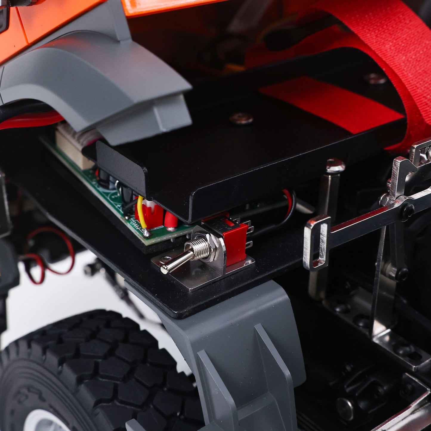 Kabolite 1/14 Electric RC Dump Truck K5703 8X8 Remote Control Tipper Model 2Speed Transmission Lights Sounds Battery Charger