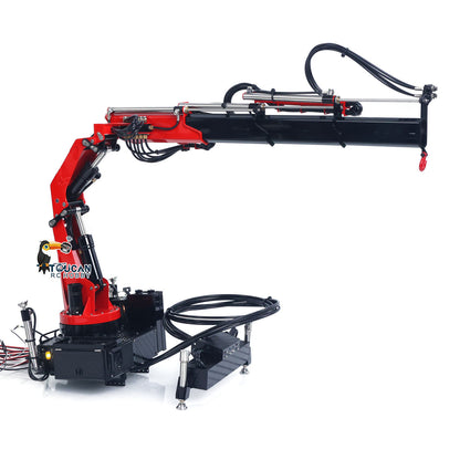 IN STOCK LESU 1/14 RC Hydraulic Truck Crane Oil Pump Dumper