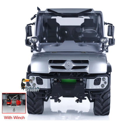 UNI U423 1/10 RC Rock Crawler Car RTR 4X4 4WD Remote Control Off-road Vehicles Metal Axles Bucket Light Sound DDF350 Radio Battery
