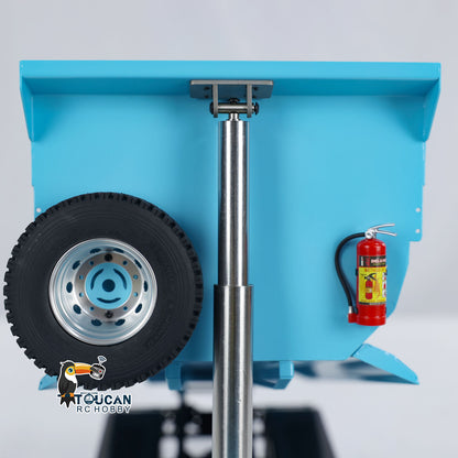 1/14 Metal 8x4 PNP Hydraulic RC Truck Dumper With 2-speed Transmission Gearbox Sound Light System