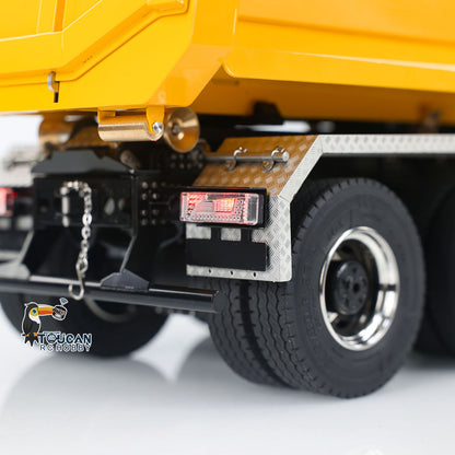 Metal 1/14 Remote Control Hydraulic Dump Truck 8x8 Full Tipper Car Differential