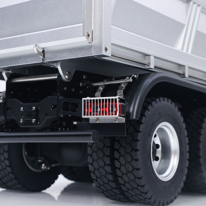 US Stock Kabolite 1/14 Electric RC Dump Truck K5703 8X8 Remote Control Tipper Model 2Speed Transmission Lights Sounds Battery Charger