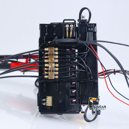 IN STOCK LESU 1/14 RC Hydraulic Truck Crane Oil Pump Dumper