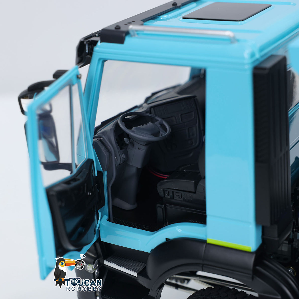 1/14 Metal 8x4 PNP Hydraulic RC Truck Dumper With 2-speed Transmission Gearbox Sound Light System
