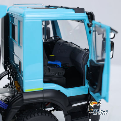 1/14 Metal 8x4 PNP Hydraulic RC Truck Dumper With 2-speed Transmission Gearbox Sound Light System