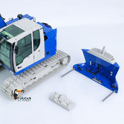 1/14 Metal 2Arms RC Hydraulic Tracked Excavator JDM-208 R920 Radio Control Digger Engineering Vehicle Sound System Battery