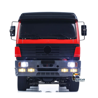 1/14 8*8 Remote Control Hydraulic Roll On Off Dump Truck 1838 2 Valves RC Full Tipper 3Speed Gearbox Hobbywing 1060 Brushed ESC