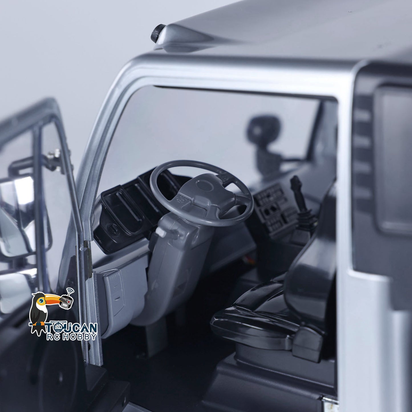 UNI U423 1/10 RC Rock Crawler Car 4X4 4WD Remote Control Off-road Vehicles Metal Axles Bucket Winch Lights Sound DDF350 Radio