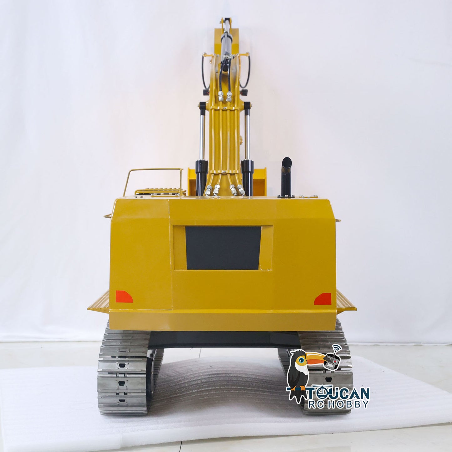 EN STOCK Métal 1/8 390F RC Excavatrice hydraulique Pelle Cisaille Ciseaux Grab Godet Ripper Coupleur à dégagement rapide