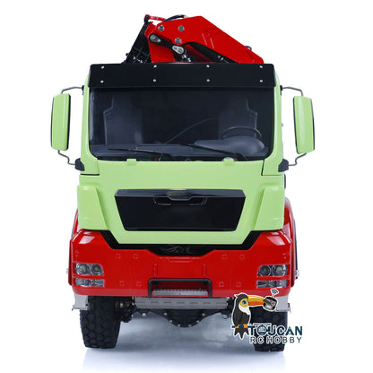 LESU 1/14 Metall MAN 8X8 RC Hydraulische Dumper Lkw Mit Kran Z0063