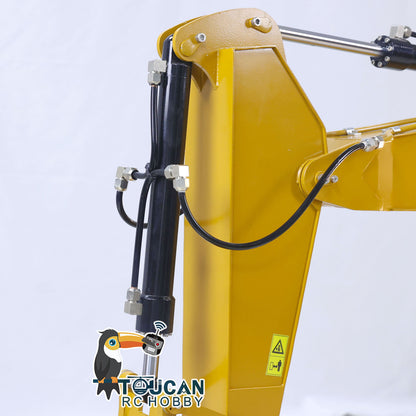 Metal 1/8 390F RC Hydraulic Excavator Digger Shear Scissor Grab Bucket Ripper Quick Released Coupler