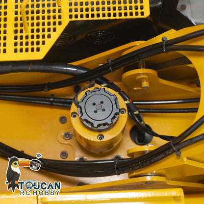 EN STOCK Métal 1/8 390F RC Excavatrice hydraulique Pelle Cisaille Ciseaux Grab Godet Ripper Coupleur à dégagement rapide